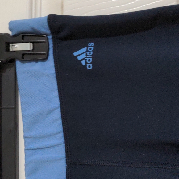 adidas Women's Blue Workout Pants.  Size S - Picture 3 of 7